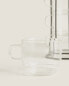 Borosilicate glass cup tower (set of 4)