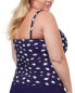 Фото #2 товара Profile By Gottex Light As A Feather Sweetheart Tankini Top Women's Blue 24W