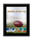 Dallas Cowboys vs. Miami Dolphins Super Bowl VI 10.5" x 13" Sublimated Plaque