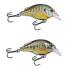 Воблер плавающий Live Target Bluegill Flat-Side Squarebill 7г 60 мм Metallic / Gloss - фото #1