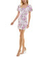 Фото #7 товара Платье Trixxi для девочек с объемными рукавами и принтом