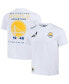Фото #1 товара Men's NBA x White Distressed Golden State Warriors Home Team T-shirt