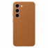 Фото #1 товара Чехол для смартфона из натуральной кожи Samsung Galaxy S23 Leather для модели верблюд