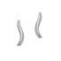 Фото #3 товара Minimalist steel earrings Wave SKJ1791040