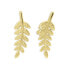 Charming long gold earrings 231 001 00681