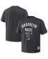 Фото #1 товара Staple Men's NBA Anthracite Brooklyn Nets Heavyweight Oversized T-Shirt