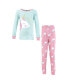 ფოტო #1 პროდუქტის Baby Boys Cotton Pajama Set, Unicorn