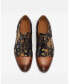 Фото #1 товара Men's Jack Handcrafted Leather, Velvet and Wool Dress Shoes