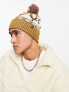 Фото #1 товара Kavu Herschel deer print beanie in tan