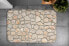 Badteppich Steine Wand