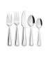 Фото #5 товара Stainless Steel Taylor Bead 20 Piece Flatware Set, Service for 4