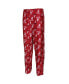 ფოტო #1 პროდუქტის Alabama Crimson Tide Big Boys Crimson Team Logo Flannel Pajama Pants