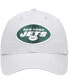 ფოტო #3 პროდუქტის Men's Gray New York Jets Clean Up Adjustable Hat