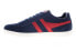 Gola Equipe Suede CMA495 Mens Blue Suede Lace Up Lifestyle Sneakers Shoes 12