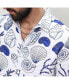 Фото #7 товара Men's Chalk White:Indigo Blue Seashell Shirt