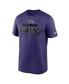 Фото #3 товара Men's Purple Baltimore Ravens Legend Community Performance T-shirt