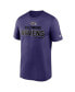 ფოტო #3 პროდუქტის Men's Purple Baltimore Ravens Legend Community Performance T-shirt