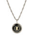 Фото #1 товара 2028 hematite Resin Round Cameo Necklace