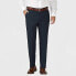 Фото #1 товара Haggar H26 Men's Tailored Fit Premium Stretch Suit Pants - Blue 40x32