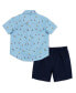 Фото #2 товара Костюм для малышей Little Me Комплект шорты на лодке Baby Boys