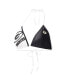 Фото #1 товара Women's Black, White Green Bay Packers Play Action Bikini Top