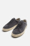 LEATHER AND JUTE TRAINERS