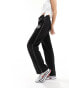 Фото #1 товара Pull&Bear sporty straight leg jogger co-ord in black