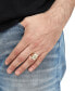 ფოტო #2 პროდუქტის Men's Jesus Three-Dimensional Polished Ring in 10k Gold