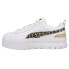 Фото #6 товара Puma Mayze Wild Leopard Lace Up Womens White Sneakers Casual Shoes 38419501