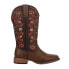 Roper Bailey Vines Square Toe Cowboy Womens Brown Casual Boots 09-021-1903-3403