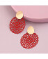 Фото #2 товара Women's Floral Filigree Drop Earrings