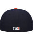 Фото #5 товара Men's Navy Detroit Tigers Authentic Collection On-Field Road 59FIFTY Fitted Hat
