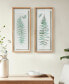 Фото #8 товара Linden 2 Piece Fern Framed Wall Decor Set, 10.1" x 24.3"