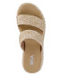 Фото #4 товара Women's Zayla Raffia Wedge Slide Sandals