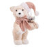Фото #1 товара Новогоднее украшение Медведь Разноцветный Пластик Polyfoam Ткань Цветы 17 x 18 x 28 cm