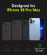 Фото #4 товара Чехол для смартфона Ringke Fusion X Design Ticket band черный iPhone 13 Pro Max.