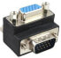 Фото #1 товара InLine VGA Adapter 90° 15 Pin male / female