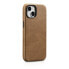 Фото #3 товара Чехол для iPhone 14 Plus из натуральной кожи ICARER - светло-коричневый