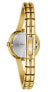 Harley-Davidson Women's B&S Logo Gold-Tone Diamond Stainless Steel Watch 77P100