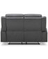 Rhodes 60" Top-Grain Leather Manual Reclining Loveseat