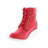 Фото #4 товара Lugz Clove WCLOVD-640 Womens Red Synthetic Lace Up Casual Dress Boots