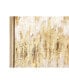 Фото #4 товара by Cosmopolitan Beige Glam Abstract Canvas Wall Art, 24 x 24
