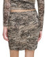 Фото #2 товара Women's Printed Ruched Pull-On Skirt