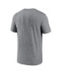 ფოტო #5 პროდუქტის Men's Heathered Gray New York Giants Icon Legend Performance T-shirt