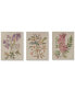Linen Botanicals 3-Pc. Canvas Print Set