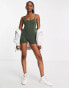 Pull&Bear seamless unitard in green