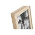 Photo frame Home ESPRIT Natural Crystal MDF Wood Romantic 20 x 1,8 x 25 cm