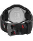 ფოტო #2 პროდუქტის UFC Men's Colossus Analog-Digital Black Polyurethane Watch, 45mm