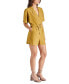 ფოტო #3 პროდუქტის Women's Honor Belted Short-Sleeve Romper