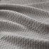 Фото #2 товара Twin Textured Cotton Blanket Gray